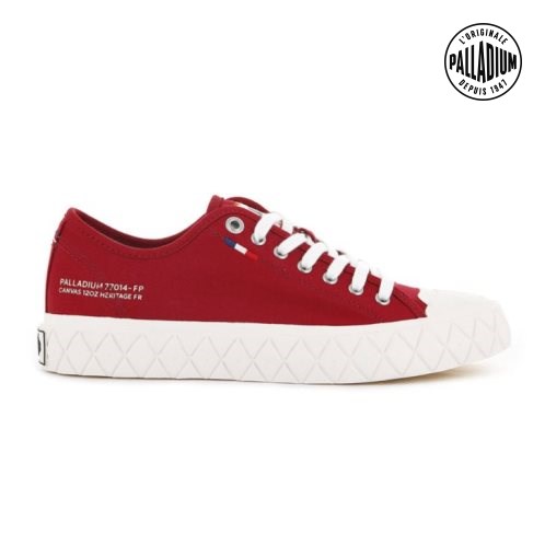 Palladium Palla Ace Canvas Low Tops Sneakers Dames Rood | NL 61VBTOM